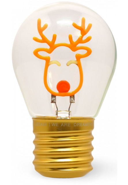 Dekoračné svetlo Legami Cordless Lightbulb - Reindeer