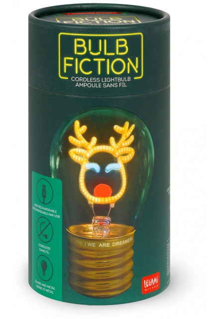 Dekoračné svetlo Legami Cordless Lightbulb - Reindeer
