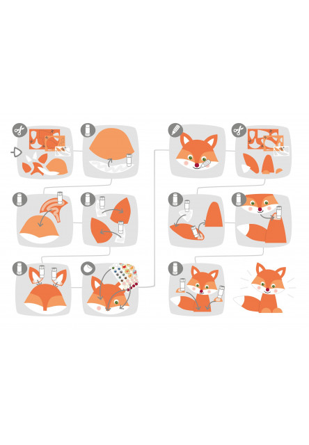 Kreatívna sada Prvé strihacie líšky
