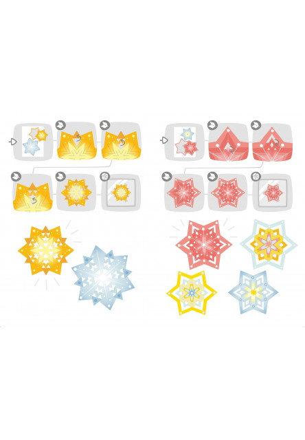 Kreatívna sada Skladacie hviezdy