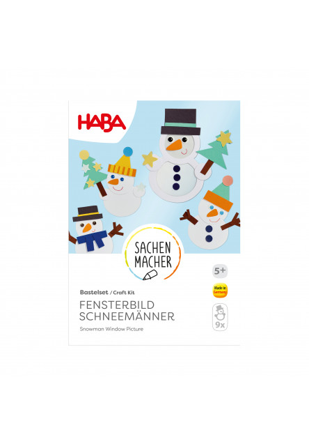 Kreatívna sada Okenný obrázok Snehuliak