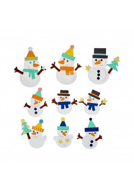 Kreatívna sada Okenný obrázok Snehuliak