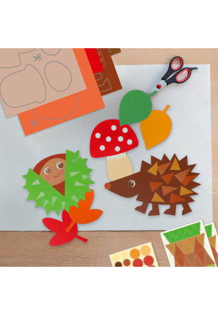 Kreatívna sada Prvé strihanie gaštanových kamarátov