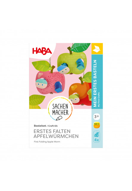 Kreatívna sada Prvé skladacie jablko s červíkom