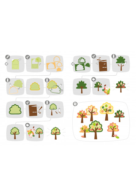 Kreatívna sada Prvé nalepovacie zvieratká z listnatého lesa