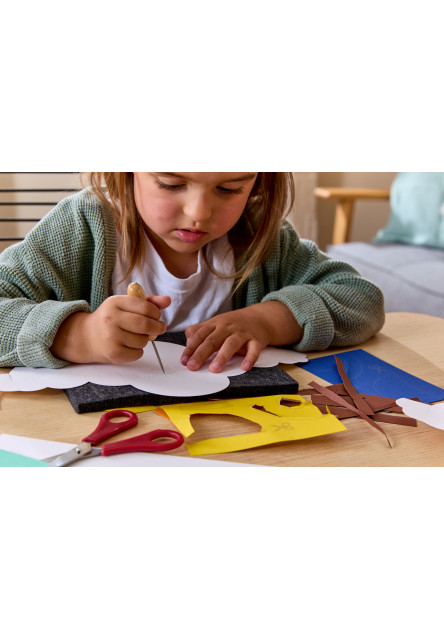 Kreatívna sada Prvé prepichovanie papiera Snehuliak