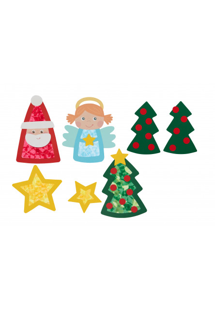 Kreatívna sada Prvé nalepovacie vianočné motívy