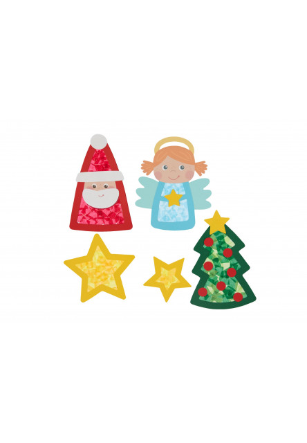 Kreatívna sada Prvé nalepovacie vianočné motívy