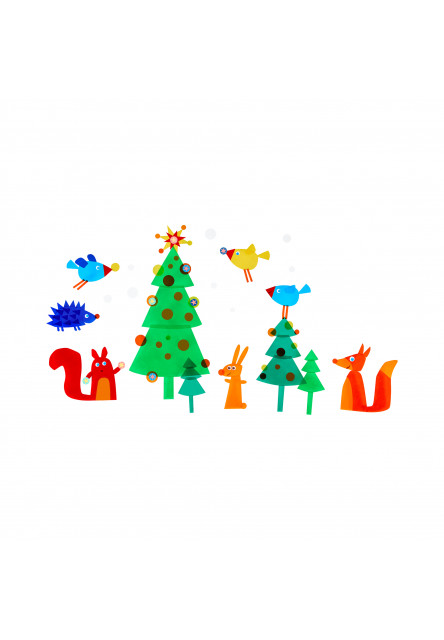 Kreatívna sada Okenný obrázok Vianočný motív