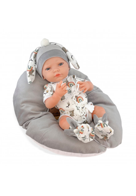 panenka miminko Newborn Special Boutique Doll s příslušenstvím 45cm chlapeček