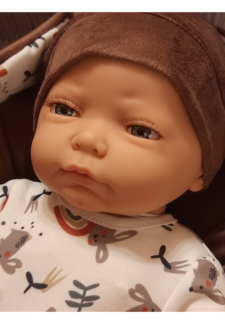 panenka miminko Newborn Special Boutique Doll s příslušenstvím 45cm chlapeček