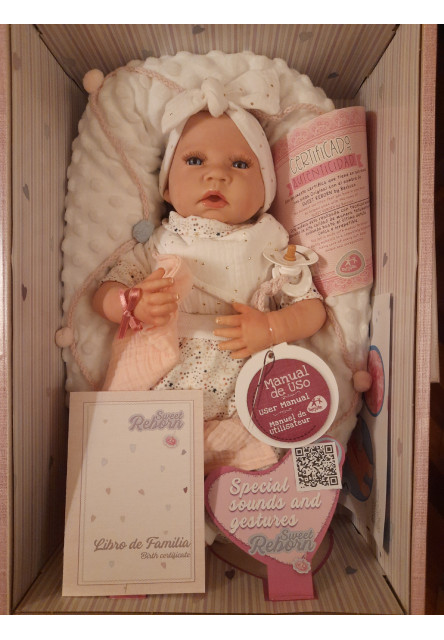realistická panenka Sweet Reborn holčička 50 cm