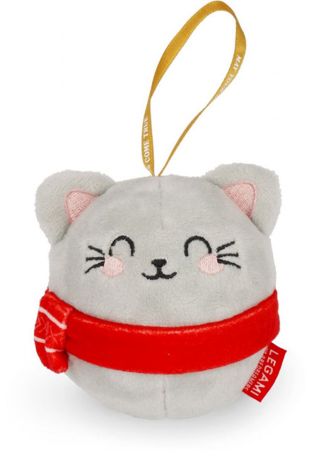 Plyšová dekorácia Legami Plush Christmas Decoration - Oh-Oh-Ohrnaments - Kitty