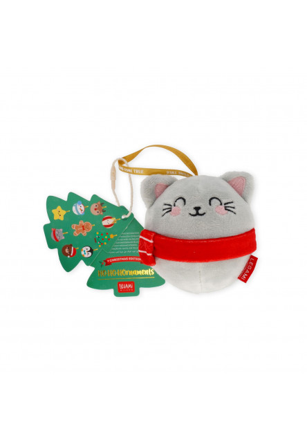 Plyšová dekorácia Legami Plush Christmas Decoration - Oh-Oh-Ohrnaments - Kitty