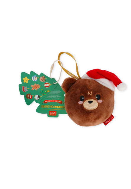 Plyšová dekorácia Legami Plush Christmas Decoration - Oh-Oh-Ohrnaments - Teddy
