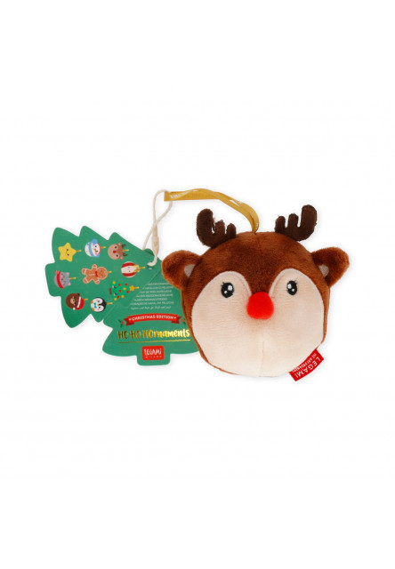 Plyšová dekorácia Legami Plush Christmas Decoration - Oh-Oh-Ohrnaments - Reindeer