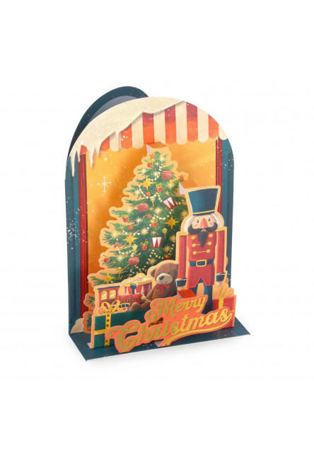 Vianočné prianie Legami Pop-Up Card - Pop-Up Greeting Card - Nutcracker