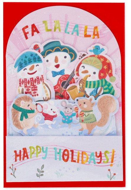 Vianočné prianie Legami Pop-Up Card - Snowman