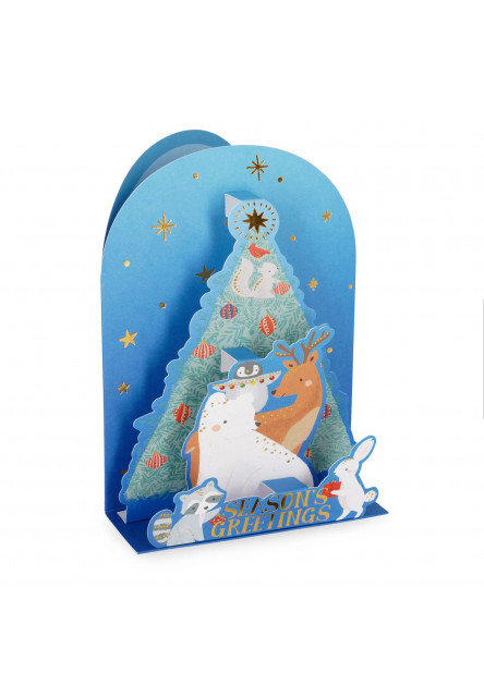 Vianočné prianie Legami Pop-Up Card - Xmas Tree