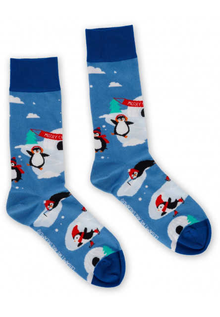 Pánske ponožky Legami Socks - It'S A Match! - Penguin