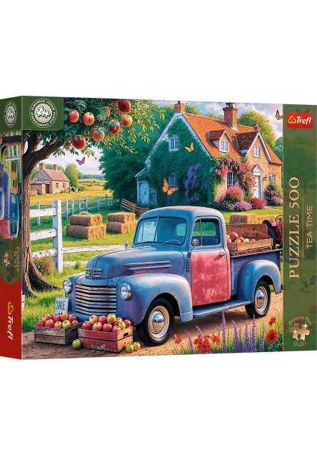 Trefl Puzzle 500 Premium Plus Quality Tea Time: Farmárske auto