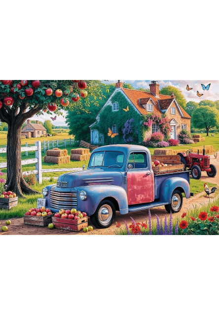 Trefl Puzzle 500 Premium Plus Quality Tea Time: Farmárske auto