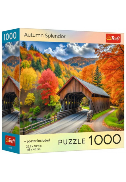 Trefl Puzzle 1000 USA Collection: Jesenná nádhera