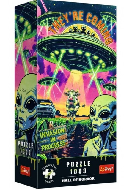 Trefl Puzzle Premium Plus Quality 1000 Hall of Horror: UFO