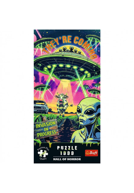 Trefl Puzzle Premium Plus Quality 1000 Hall of Horror: UFO