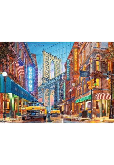 Trefl Puzzle 500 Premium Plus Tea Time: Výhľad na most v Manhattone