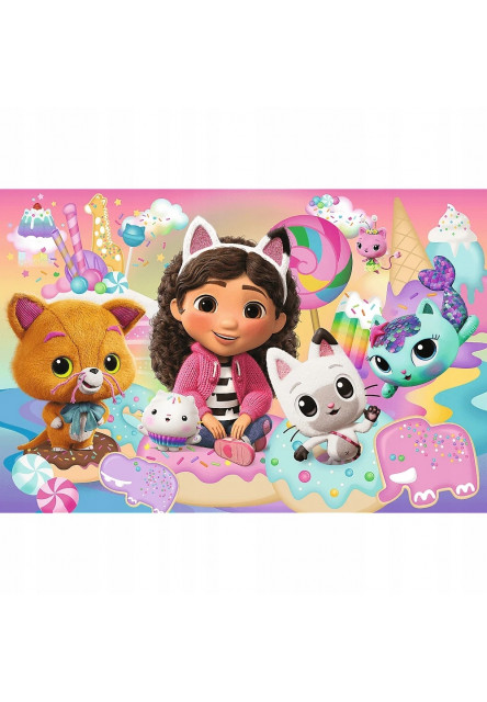 Trefl Puzzle 24 Maxi Gabby's Dollhouse Mačací svet Gabby