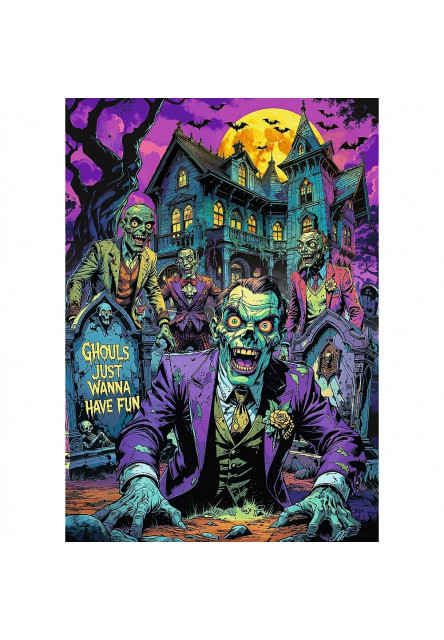 Trefl Puzzle Premium Plus Quality 1000 Hall of Horror: Zombie