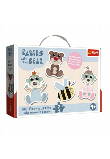 Trefl Moje prvé puzzle Priateľské bábätká