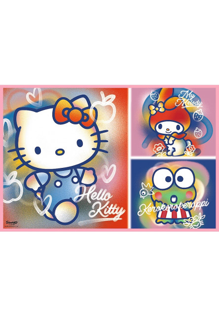 Trefl Puzzle Hello Kitty a priatelia 2x200 dielikov