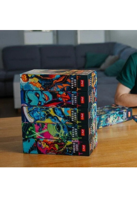 Trefl Puzzle Premium Plus Quality 1000 Hall of Horror: Bezhlavý jazdec