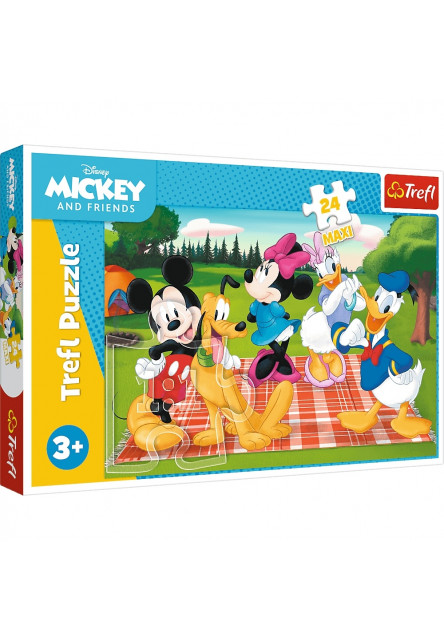 Trefl Puzzle 24 Maxi Mickey Mouse, Mickey Mouseov obľúbenec