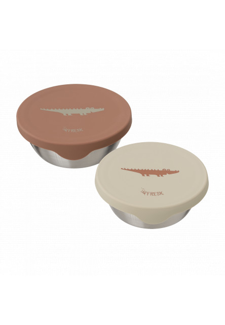 Súprava snack boxov - crocodile - 2ks