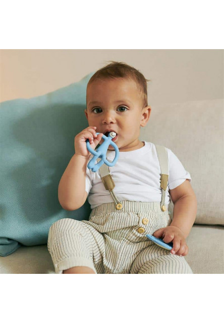 štartovací set na prerezávanie zúbkov - light blue