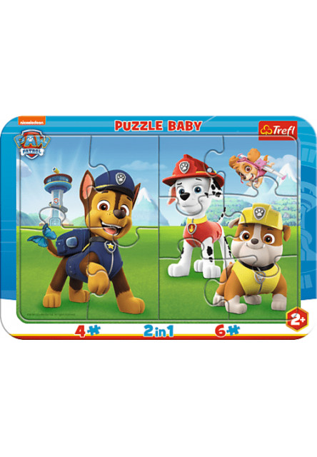 Trefl Baby puzzle s rámčekom - Paw Patrol