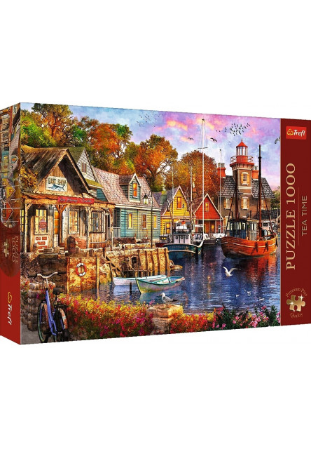 Trefl Puzzle 1000 Premium Plus - Čajový čas: Prímorský prístav
