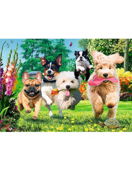 Trefl Puzzle 1000 Premium Plus - Čajový čas: Prichádzajú problémy!