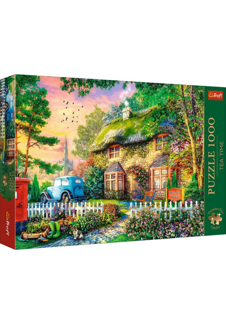 Trefl Puzzle 1000 Premium Plus Quality Tea Time Chata Stoney Lane