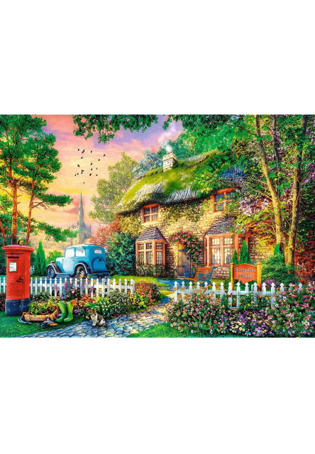 Trefl Puzzle 1000 Premium Plus Quality Tea Time Chata Stoney Lane