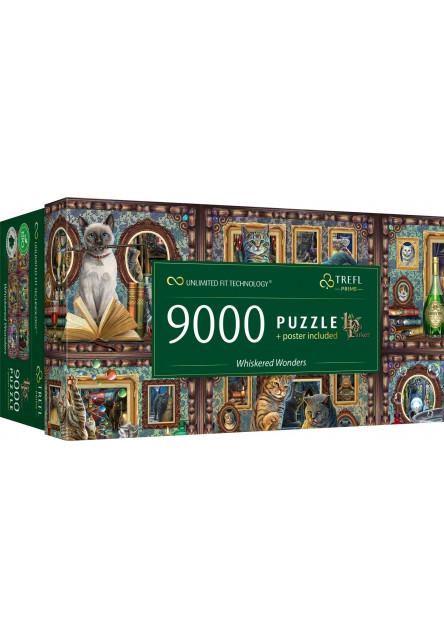 Trefl Puzzle 9000 UFT Lisa Parker: Whiskered Wonders
