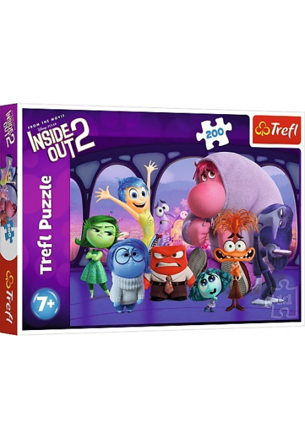Trefl Puzzle 200 - Inside Out / Disney Inside Out 2