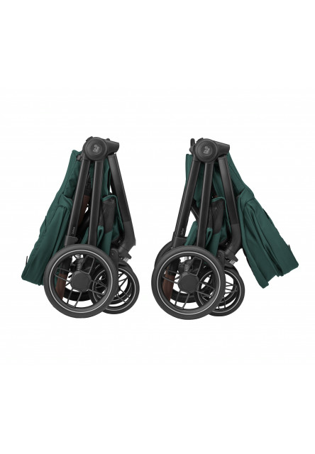 Oxford kočík Essential Green + vanička Sense Twillic Green