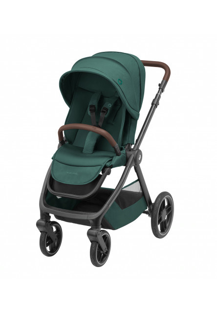 Oxford kočík Essential Green + vanička Sense Twillic Green