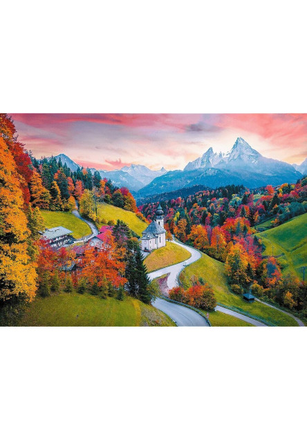 Trefl prime puzzle 1000 UFT - Potulky: Alpská idylka, Bavorsko, Nemecko