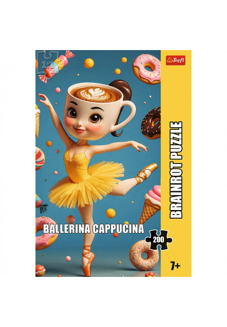 Trefl Puzzle 200 ks BrainRots, Ballerina Cappuccina