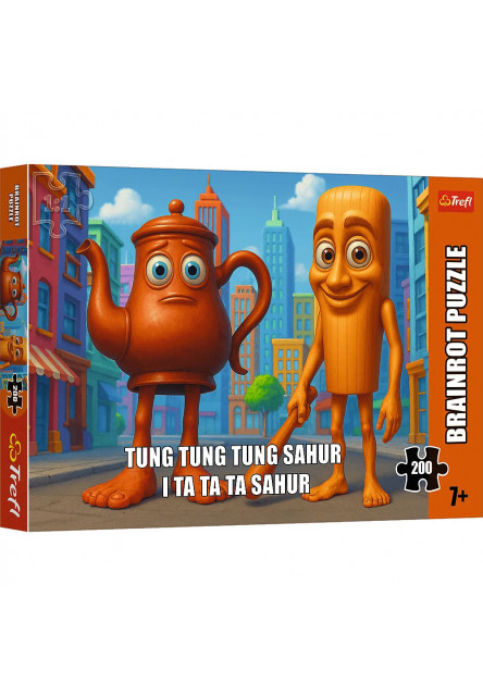 Trefl Puzzle 200 ks BrainRots, Tung Tung Sahur